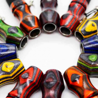 Персональный мундштук ESS (Анод) (Малиновый на черном)